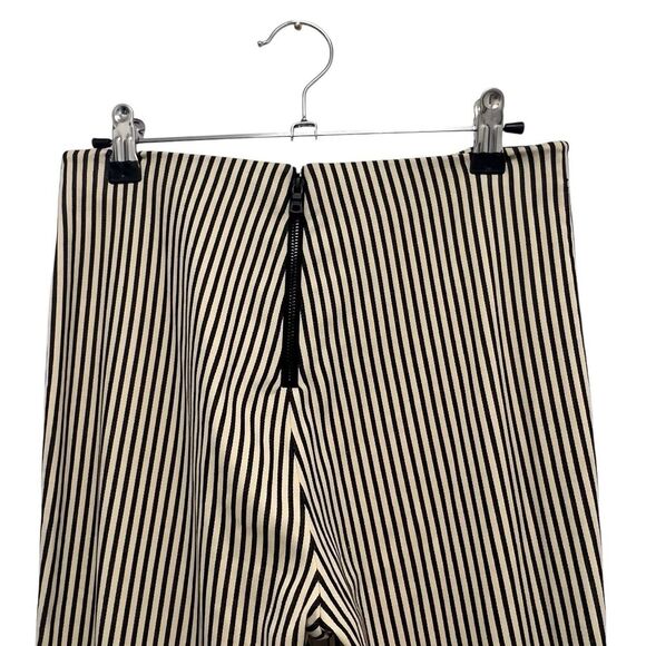 Alice + Olivia Jinny Striped High-Low Flared Pants Bell Bottom High Rise Size 0 - Picture 5 of 11